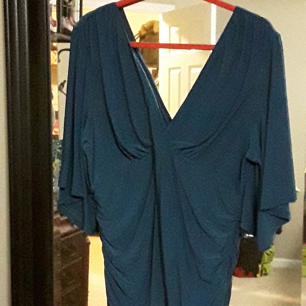 Kiyonna deep v neck top